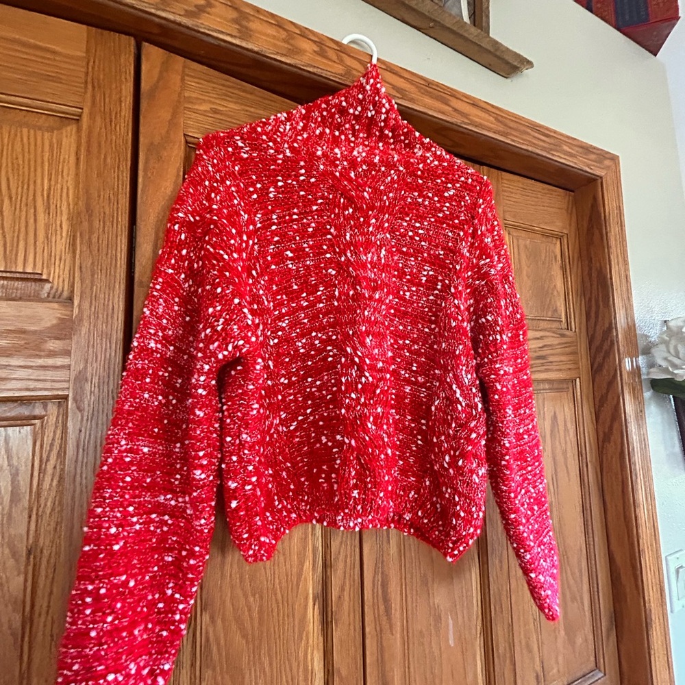 🤍NWOT P Luca Milano Red Women's Sweater